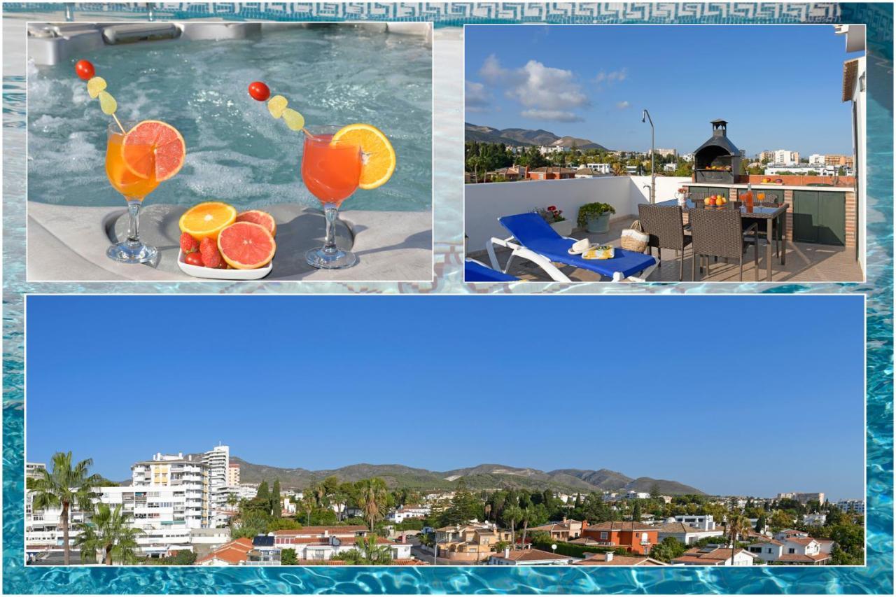 Isla De Benalmadena 1, Jacuzzi, 80M From The Sea, Ac, Bbq, Private Parking, Big Terrace Lejlighed Eksteriør billede